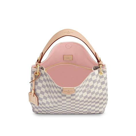 lv graceful pm damier azur